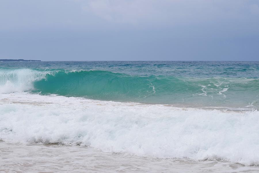 Blue Milky waves-Makena Beach@Maui Photograph by Bnte Creations