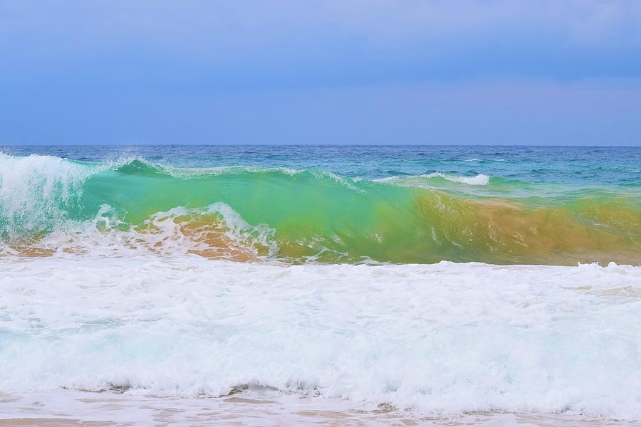 Stunning Turquoise Waves,Makena Beach,Maui Photograph by Bnte Creations