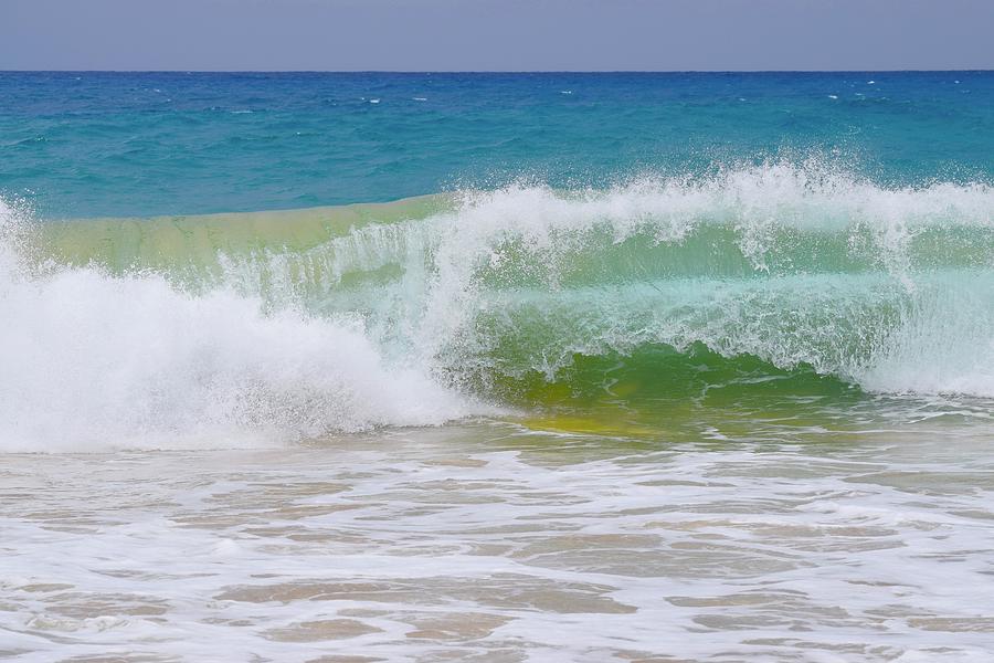 Splashing waves,Makena Beach,Maui Photograph by Bnte Creations