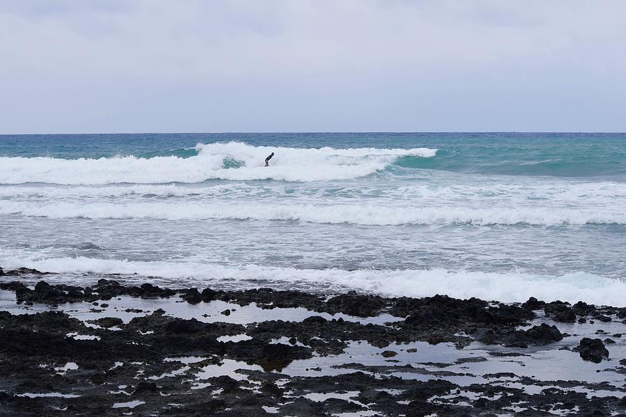 Surfer-La Perouse Bay,Maui Photograph by Bnte Creations