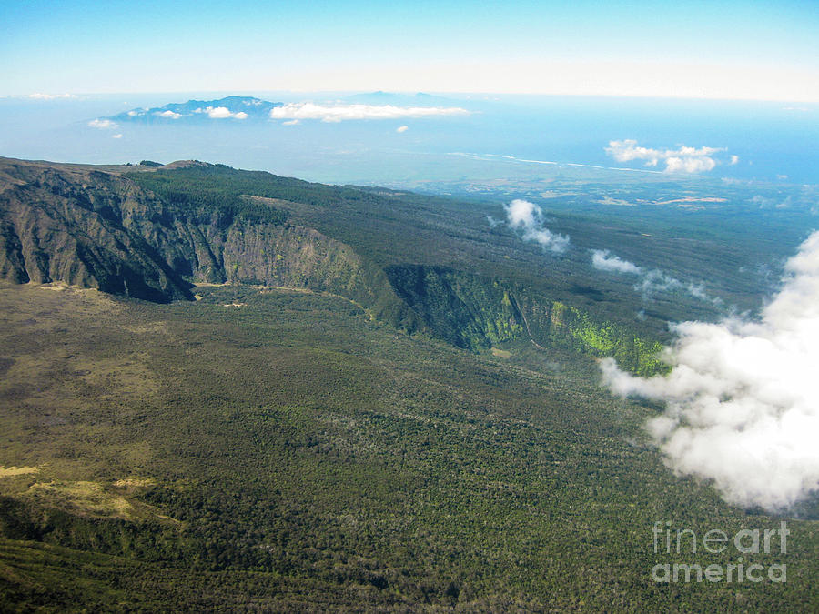 Maui Craters From Air Photograph by Suzanne Luft