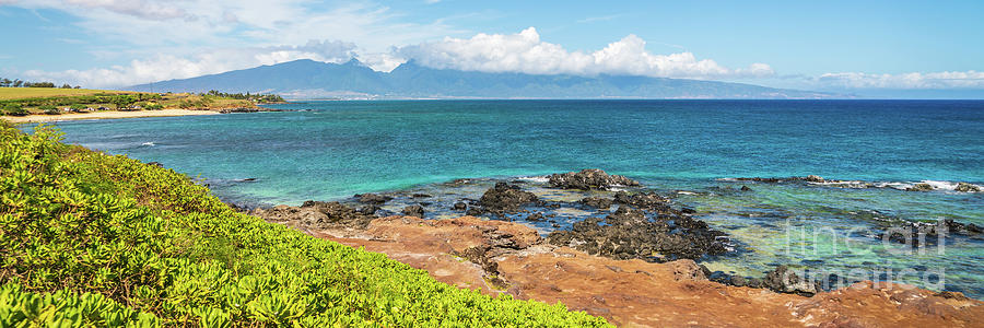 Maui Hawaii Hookipa Beach Park Panorama Photo Photograph by Paul Velgos