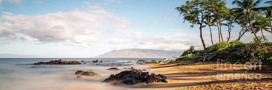 Maui Hawaii Mokapu Beach Wailea Makena Panorama Photo Photograph by Paul Velgos