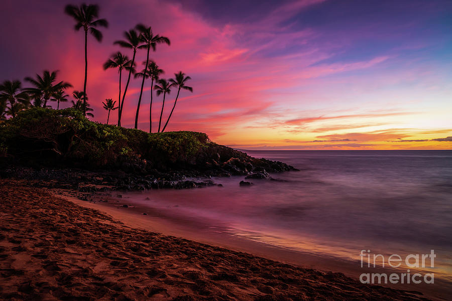 Maui Hawaii Ulua Beach Wailea Sunrise Photo Photograph by Paul Velgos