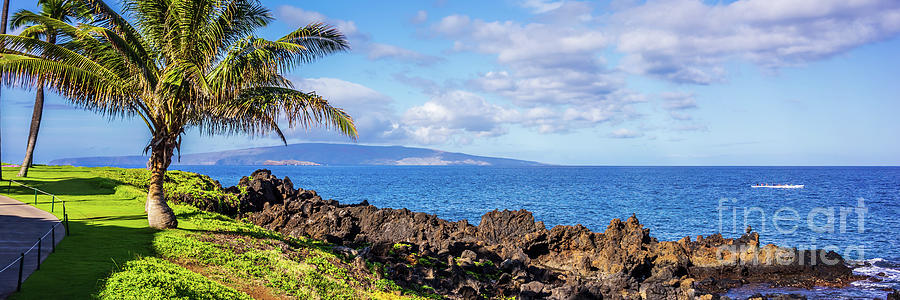 Beach Photograph - Maui Hawaii Wailea Makena Panorama Photo by Paul Velgos