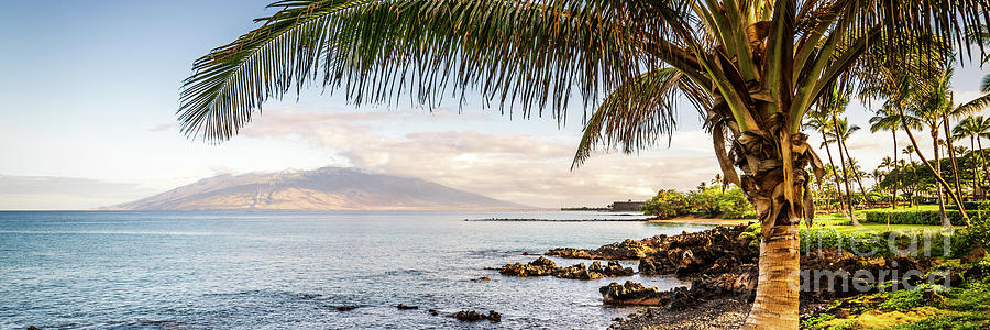 Maui Hawaii Wailea Makena Shoreline Panorama Photo Photograph by Paul Velgos