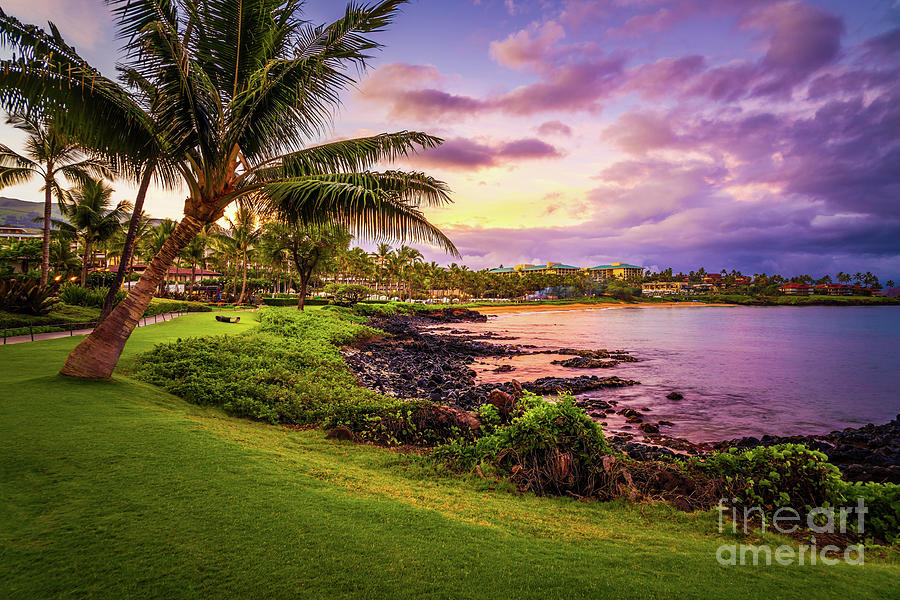 Maui Hawaii Wailea Sunrise Photo Photograph by Paul Velgos