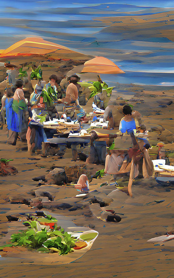 Maui Market Digital Art by Kathy Bassett