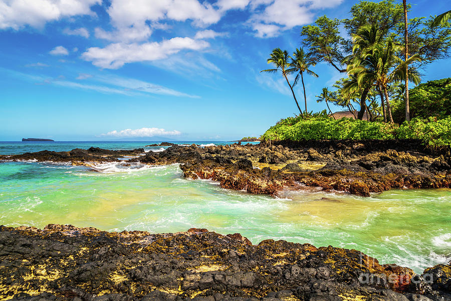 Maui Secret Beach Makena Cove Hawaii Photo Photograph by Paul Velgos
