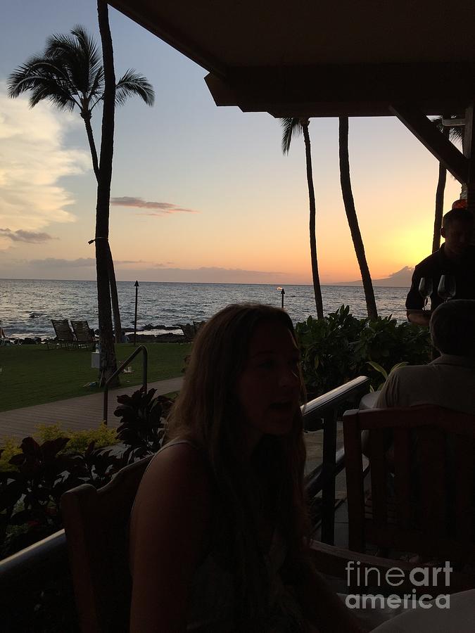 Maui Sunset Dinner Photograph by Catherine Ludwig Donleycott