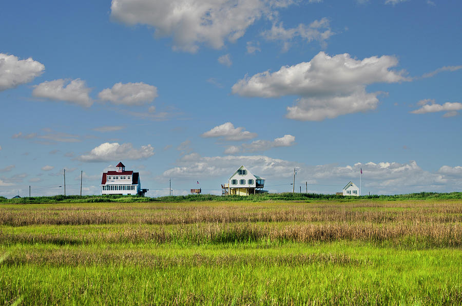 Maurice Twp NJ - Houses by the Delaware Bay  Photograph by Bill Cannon