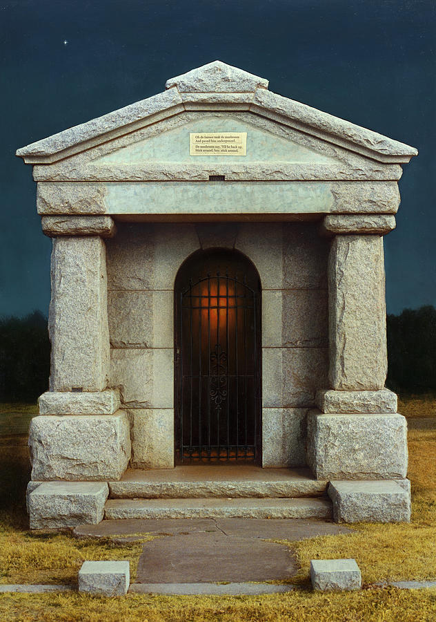 Mausoleum Mixed Media by James W Johnson