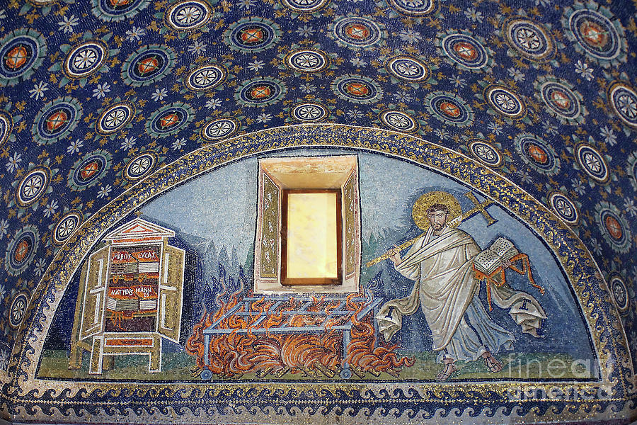 Mausoleum of Galla Placidia interior Ravenna 1 Photograph by Rudi Prott