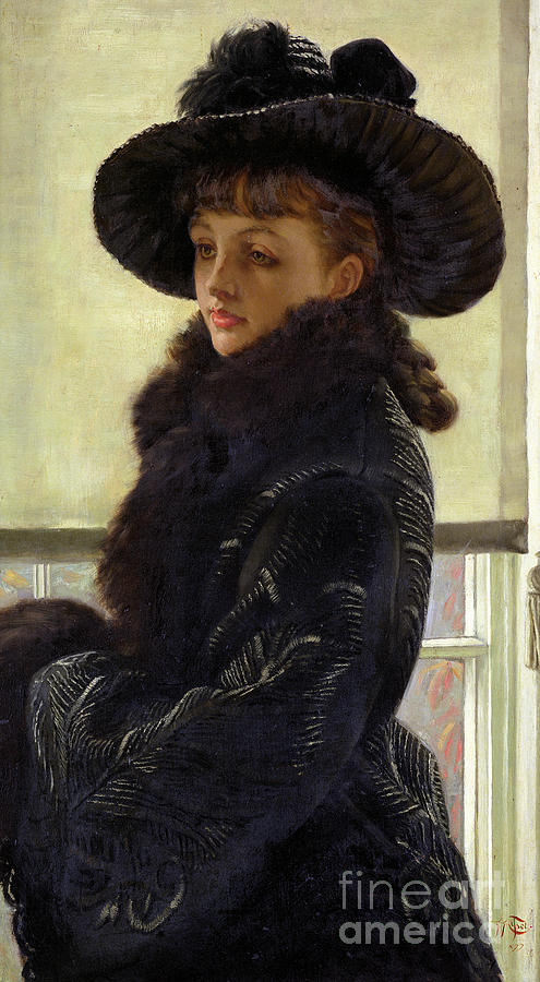 Mavourneen, Portrait of Kathleen Newton, 1877 Painting by James Jacques Joseph Tissot
