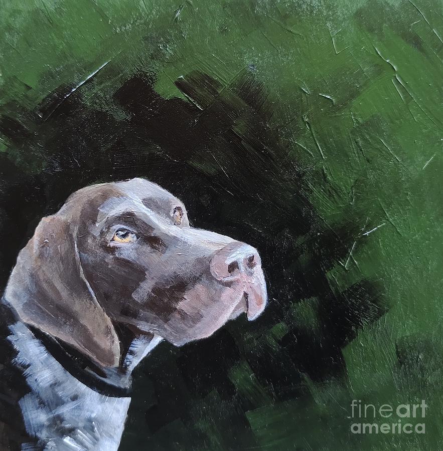 Max Painting by Lisa Dionne