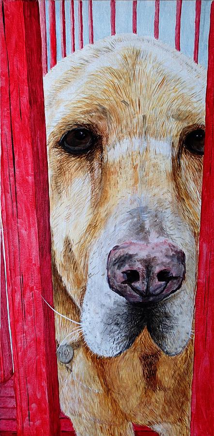 Max the dog Painting by Vincent Cricchio