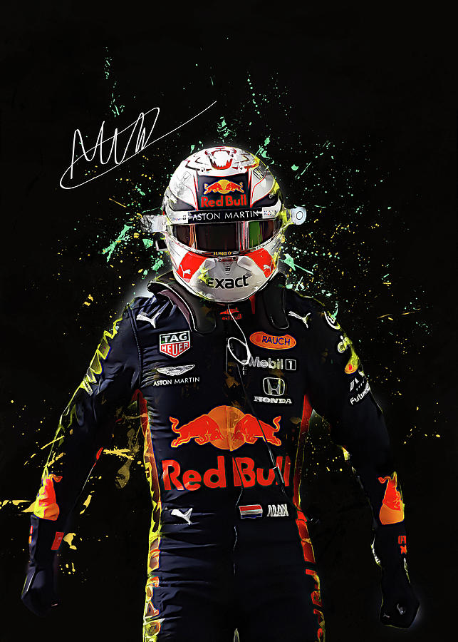 Max Verstappen Digital Art by Dat Khong Chin Luong | Pixels