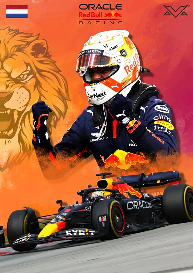 max Verstappen f1 Digital Art by Eugene Flex - Pixels