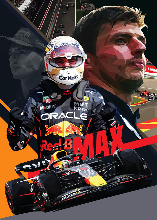 Max Verstappen Poster pxlG Tapestry - Textile by Hannah Finley - Fine ...