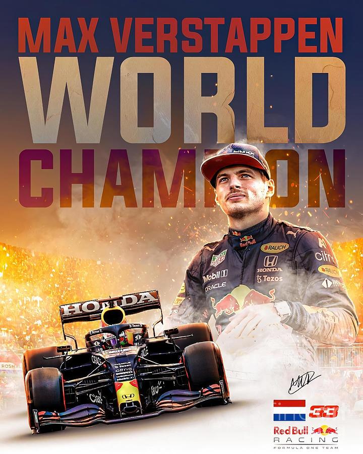 Max Verstappen World Champion Photograph by Tokyo Clinder - Pixels