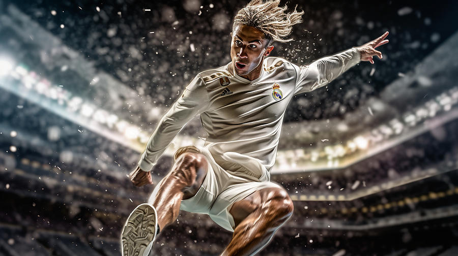 Maximalist  Famous  Sports  Athletes  Cristiano  By Asar Studios Painting