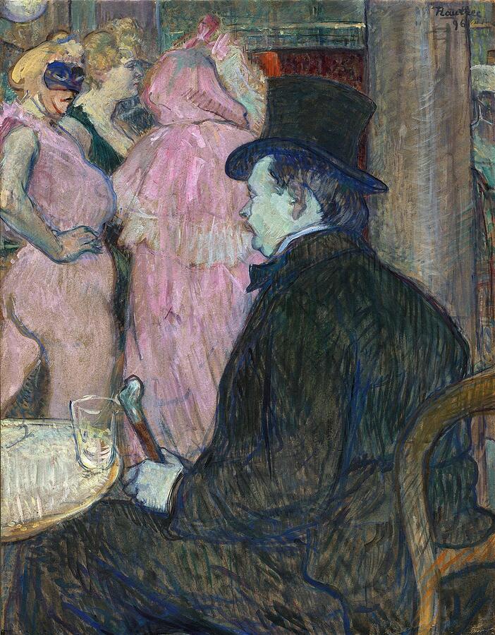 Maxime Dethomas Drawing by Henri de ToulouseLautrec French | Fine Art ...