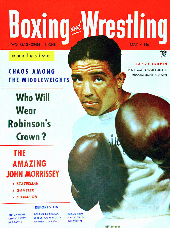 May 1953 Boxing and Wrestling Mag cover Photograph by David Lee Thompson