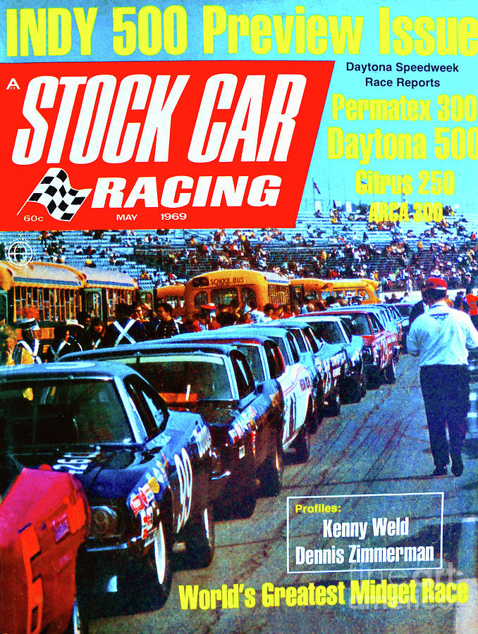 May 1969 Stock Car Racing Mag Photograph
