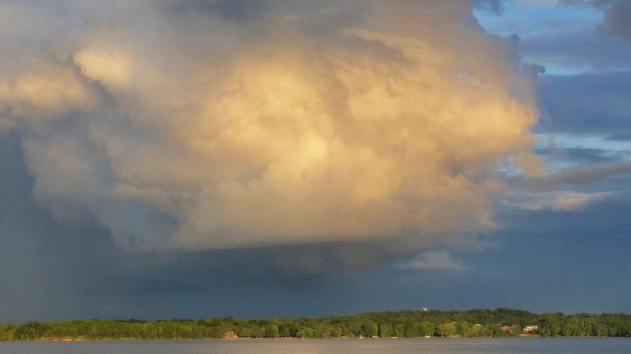 May 19th 2020 Sunset Storm  Photograph by Ally White