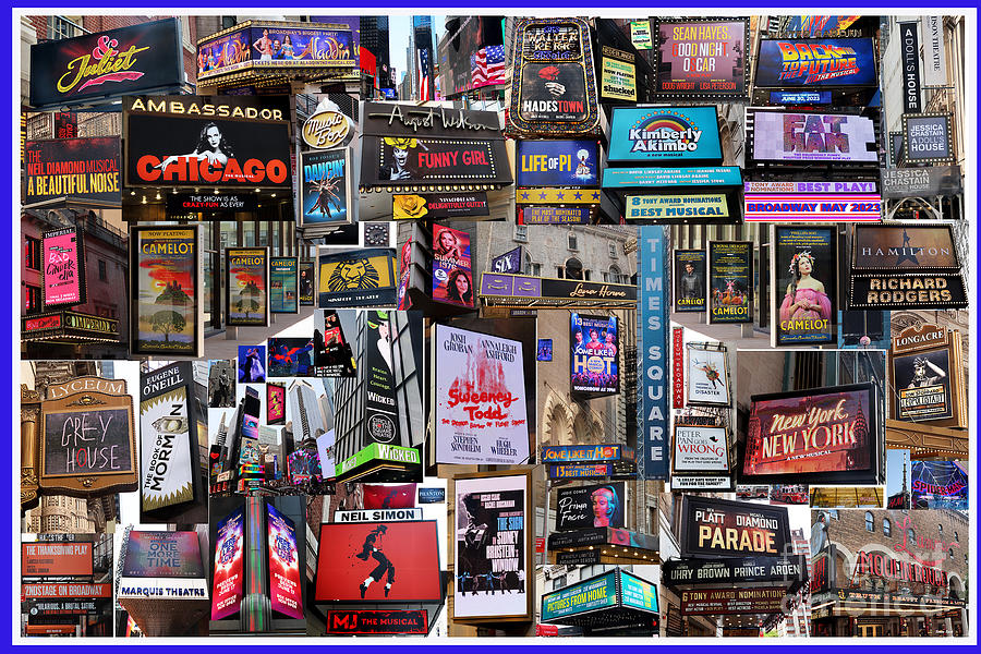 May 2023 Broadway Collage Photograph by Steven Spak