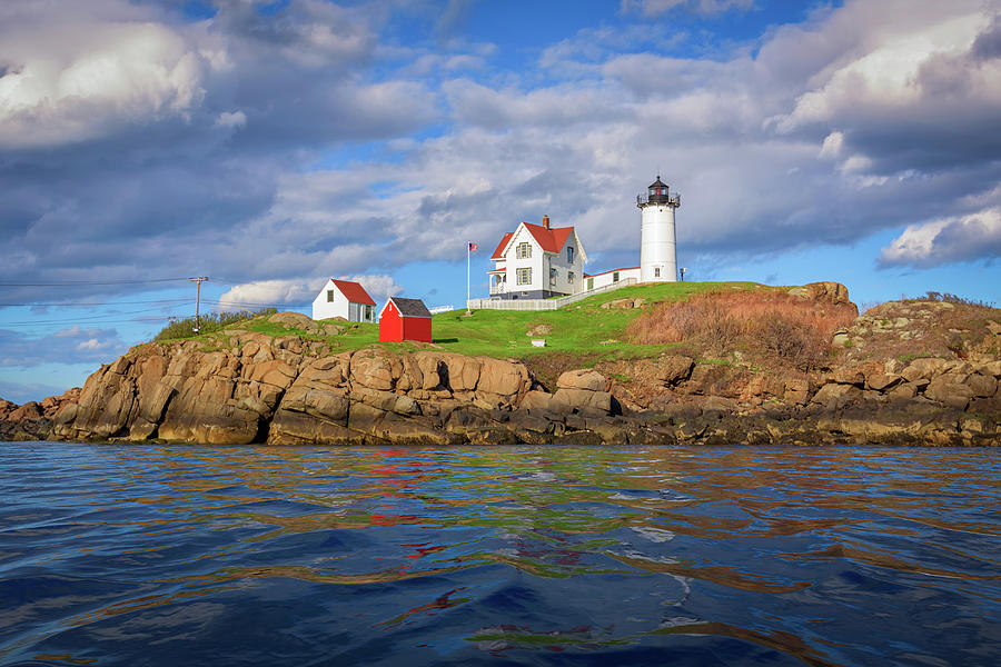 May Afternoon at Cape Neddick Lighthouse Photograph by Kristen Wilkinson