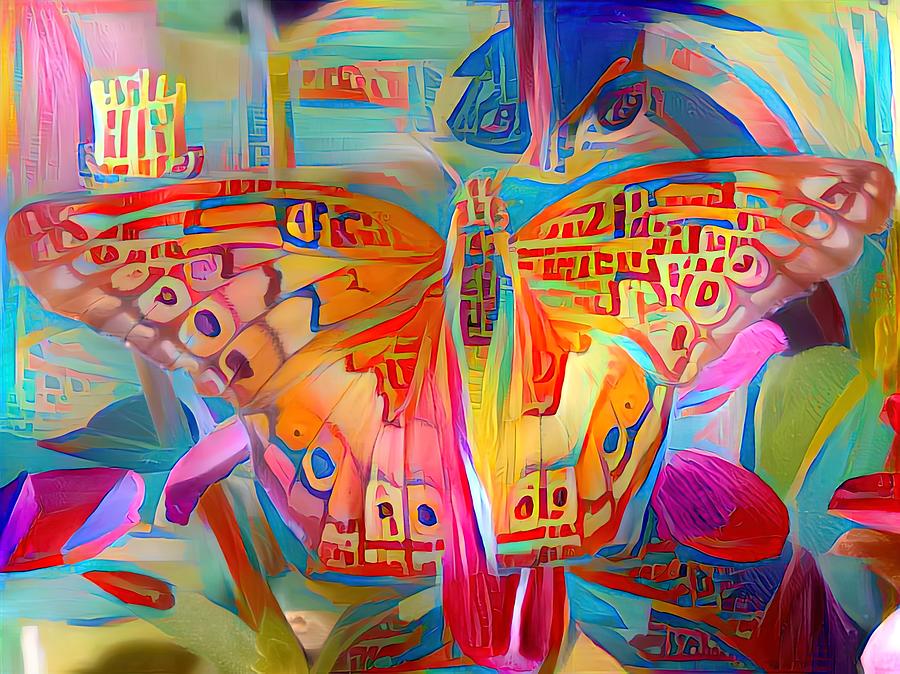 May Annas Butterfly Digital Art by Mangos Art