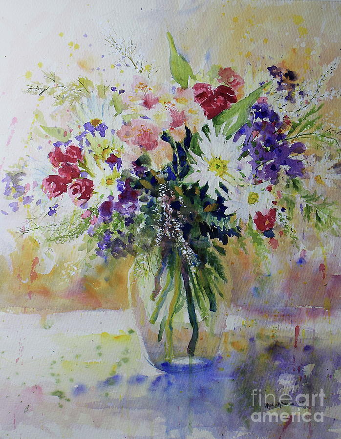Flower Painting - May Bouquet by Marsha Reeves