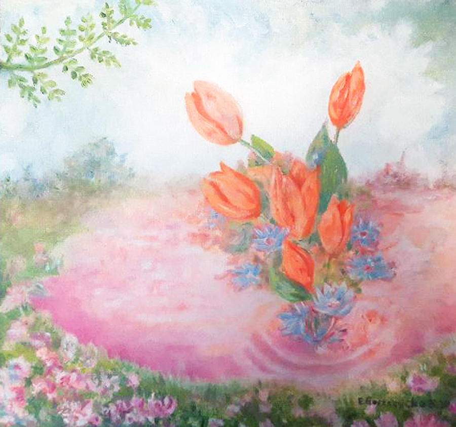 May Painting by Elzbieta Goszczycka