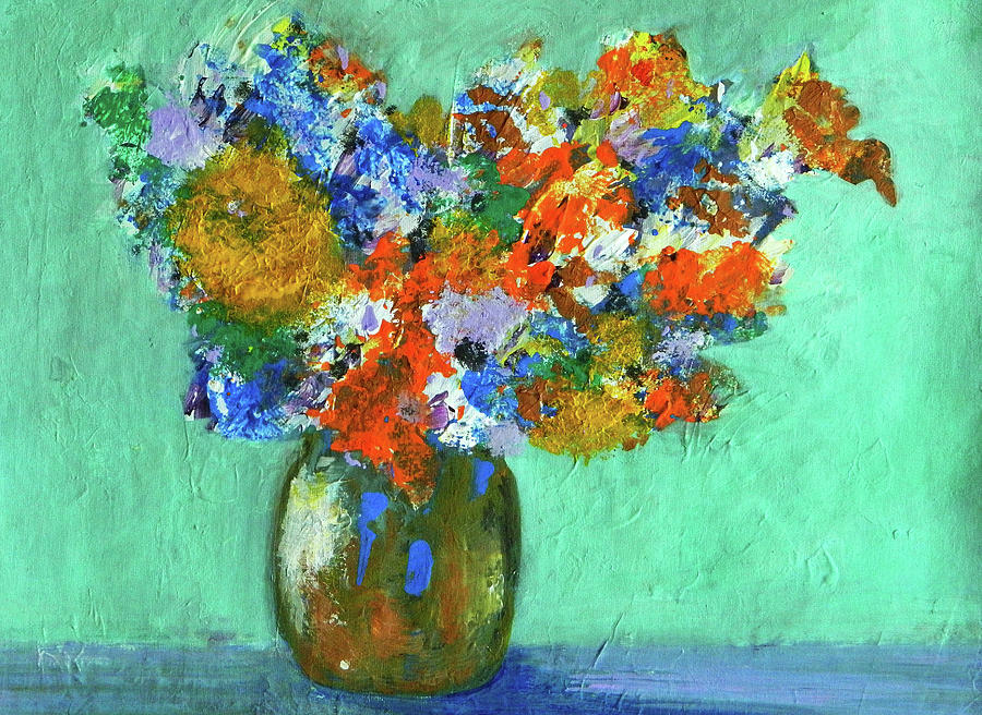 May Flowers Painting by Everette McMahan jr
