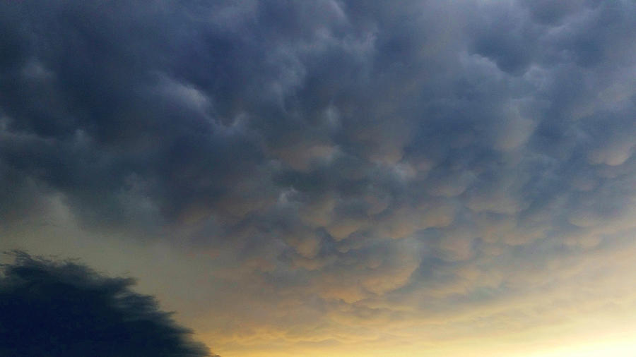 May Mammatus Clouds in Western Tennessee  Photograph by Ally White