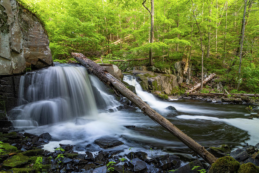 May Morning at Middle Falls Photograph by Jeff Severson