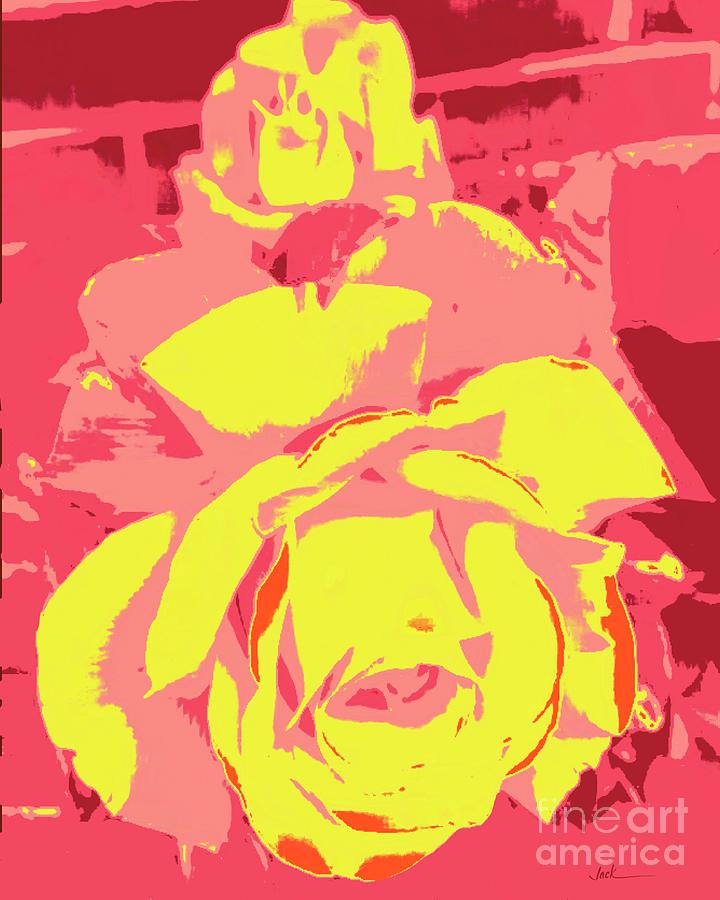 Rose Painting - May Rose by Jack Bunds Rose Painting - May Rose by Jack Bunds