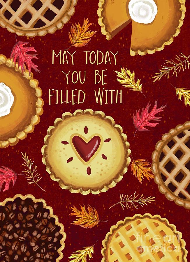 May Today You Be Filled With Love- Thanksgiving Card Painting
