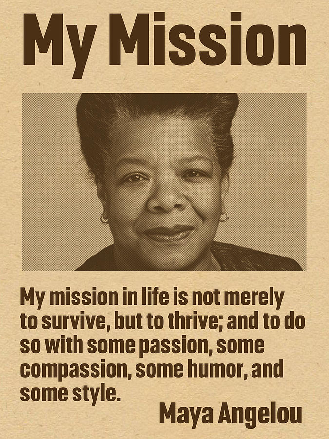Maya Angelou Digital Art by Francis Agaba | Pixels