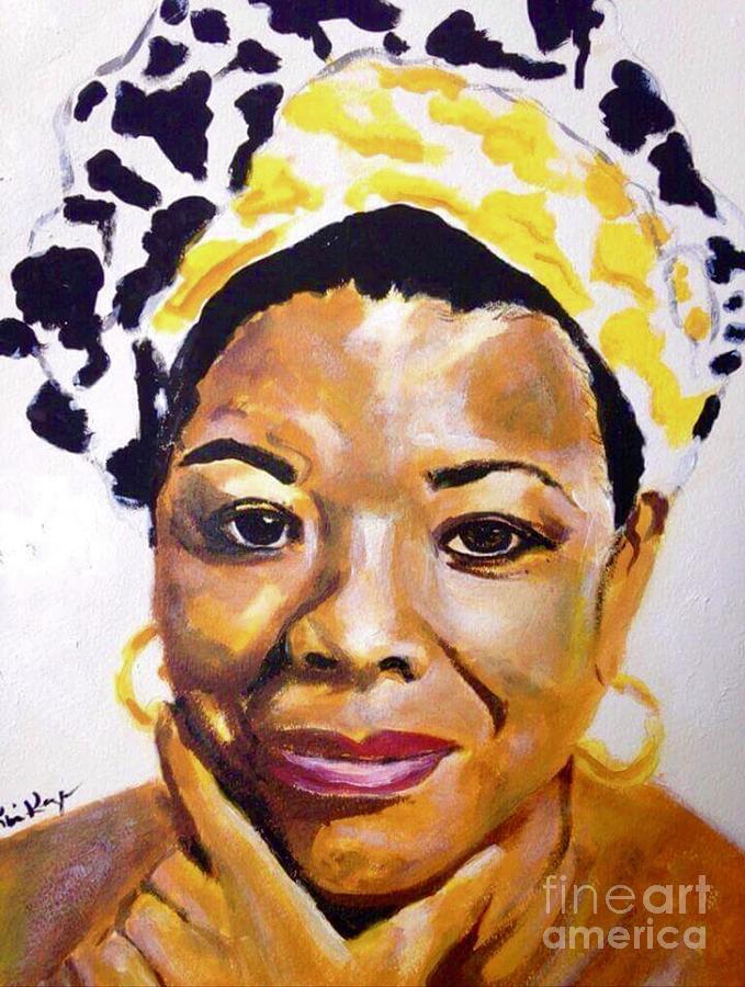 Maya Angelou Painting by Kimberly Keys - Pixels