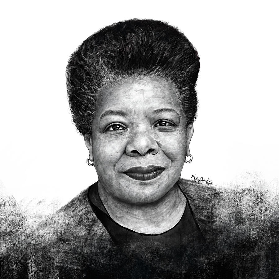 Maya Angelou Digital Art by Olufemi Adedeji - Fine Art America