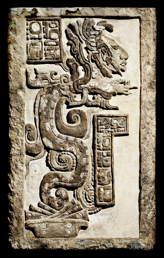 Maya engraving 02 Photograph by Weston Westmoreland