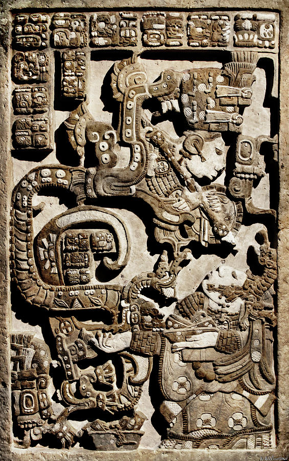 Maya engraving 03 Photograph by Weston Westmoreland