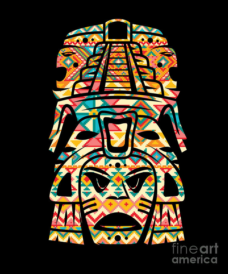 Maya Inca Civilization Aztec Culture Gift Digital Art by Larch - Art America