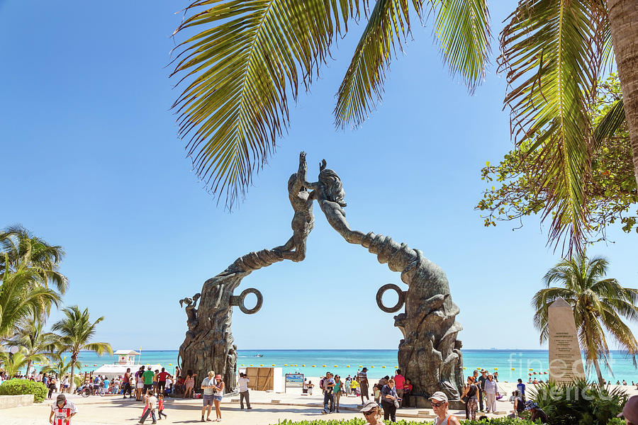 Maya portal in Playa del Carmen, Mexico Photograph by Matteo Colombo