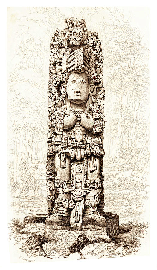 Maya Stela 01 Photograph by Weston Westmoreland
