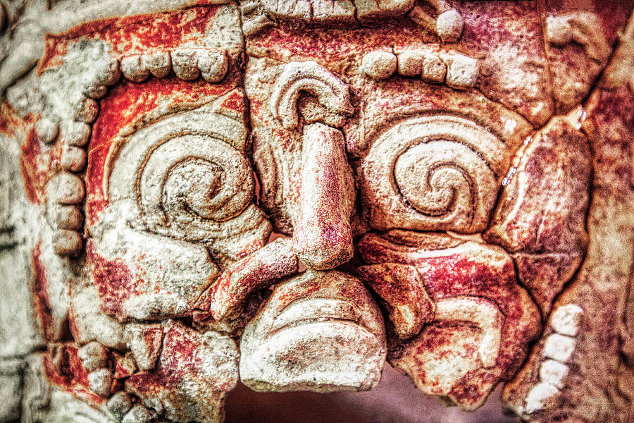 Mayan Clay Mask in Flores, Guatemala Photograph by Tatiana Travelways
