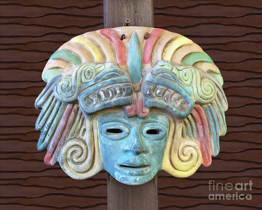 Mayan Mask Decoration Photograph by Gabriele Pomykaj