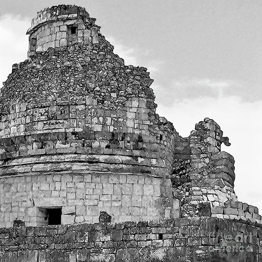 Mayan Remnants Digital Art by Kirt Tisdale